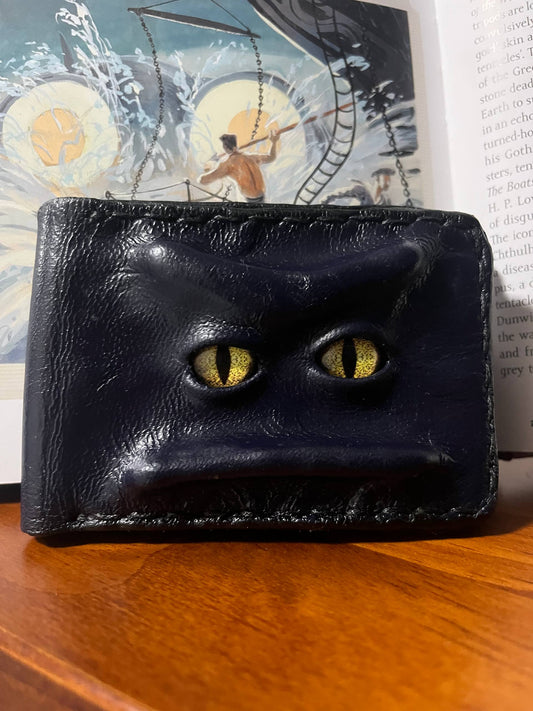 Mythical wallet, Dark blue, Genuine leather, 8 card slots.