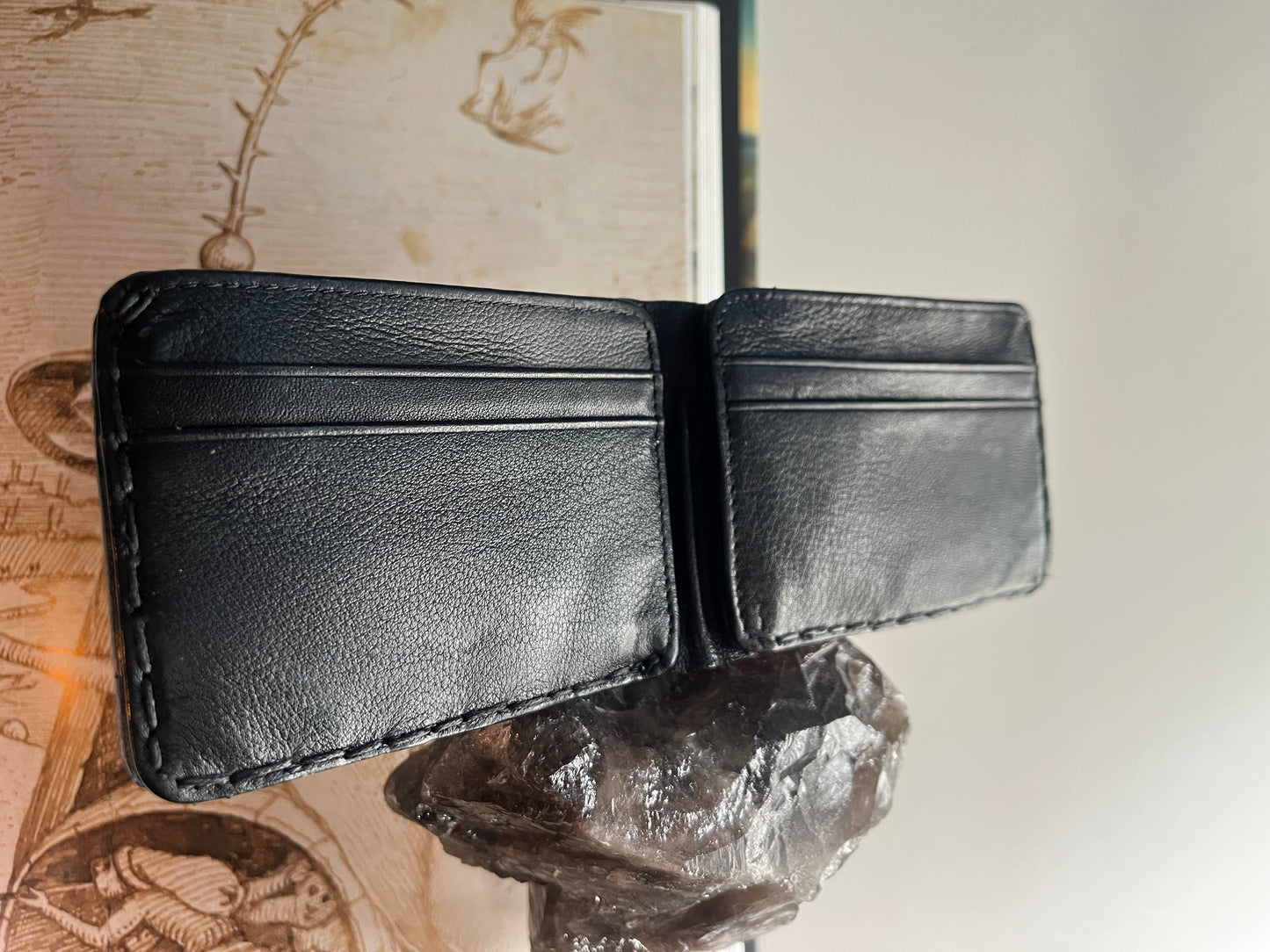 Fantastical
 wallet, Genuine leather, 8 card slots.